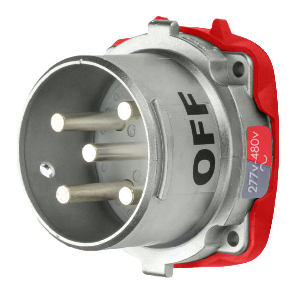 37-68047 - DS60 INLET METAL SIZE 4 TYPE 3R 3P+N+G 60A 277/480 VAC 60 Hz NO AUX
